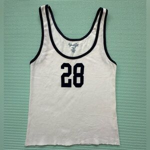 Brandy 🩷 Melville John Galt White 28 Tank Top. Size One-size
New Without Tag